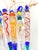 Red Vintage Handblown Art Glass Icicle Christmas Ornaments, Multicolor Set of 6 For Sale - Image 8 of 8