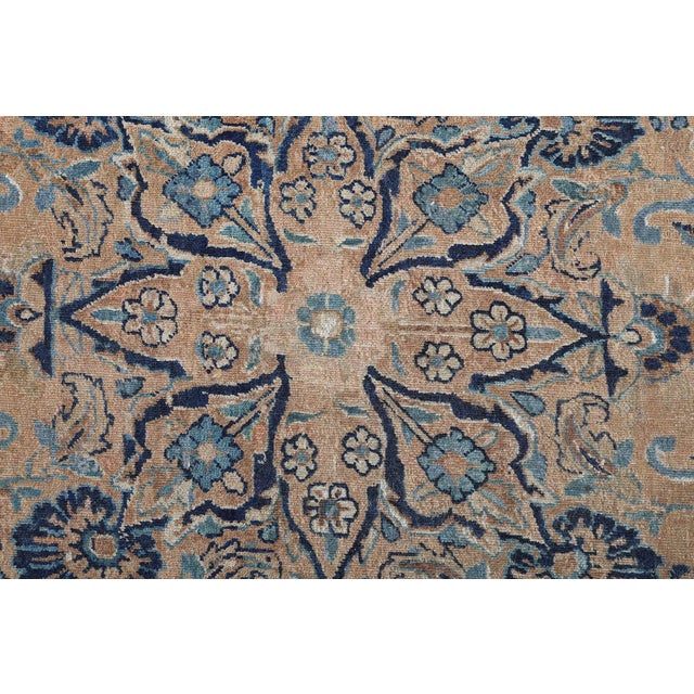 Textile Fine Antique Persian Kirman Handmade Wool Rug For Sale - Image 7 of 9