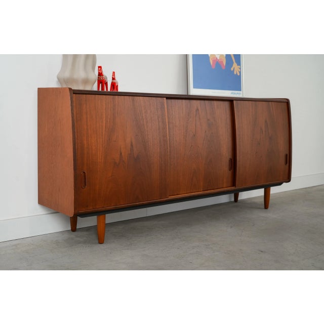 Wood Danish Teak Sideboard, 1970s For Sale - Image 7 of 18