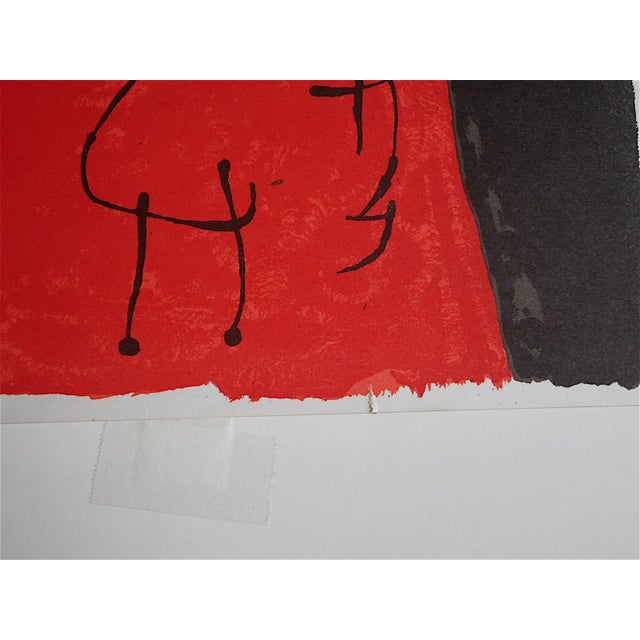 Mid 20th Century Vintage Ltd. Ed. Joan Miro Lithograph For Sale - Image 5 of 5