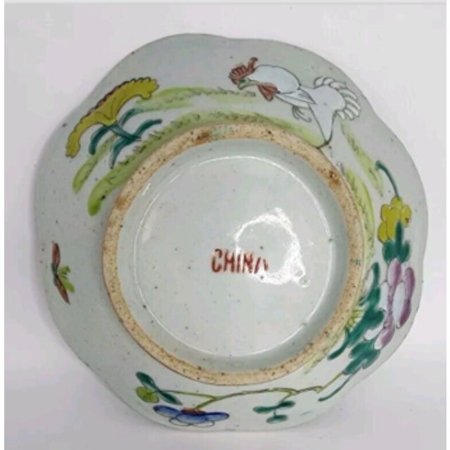 Ceramic 20th Century Chinese Famille Rose Bowl For Sale - Image 7 of 7