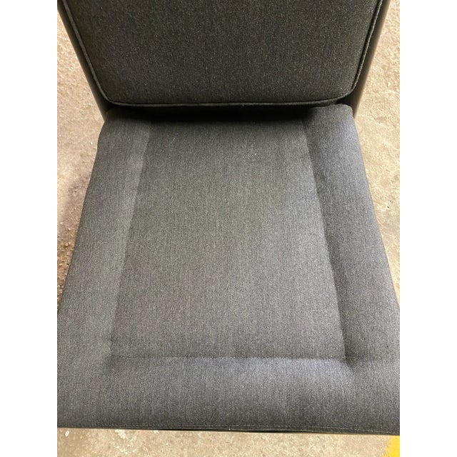 T. H. Robsjohn Gibbings for Widdicomb Upholstered Slipper Chair For Sale - Image 12 of 13