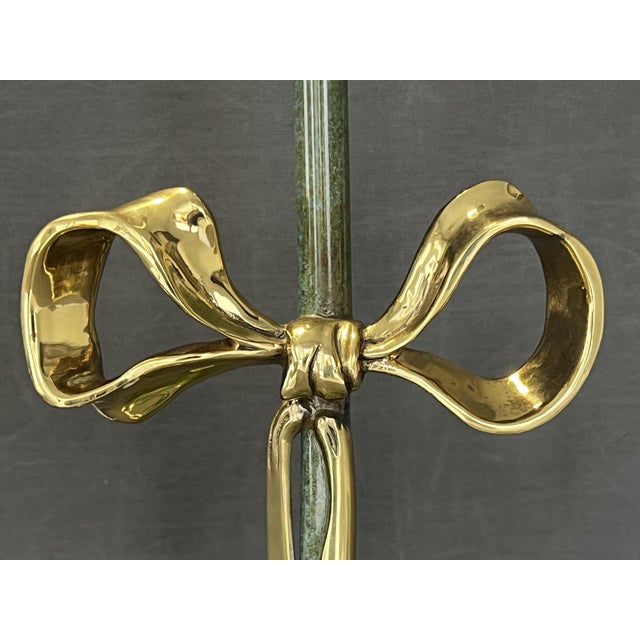 Vintage Brass and Bronze Table Lamp, 1970 For Sale - Image 6 of 10