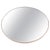 Vintage Czechoslovakian Round Wall Mirror with Beige Frame, 1970s For Sale - Image 16 of 16
