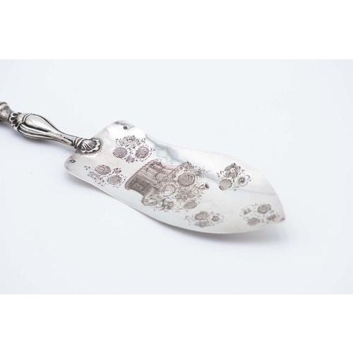 Silver Dessert Serving Spatula, in Very Good conditions. Designed before 1890 This piece has an attribution mark, I am...