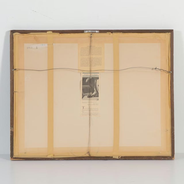 Mid 20th Century French Country Landscape Lithograph by Eliane Thiollier, Framed For Sale - Image 5 of 12