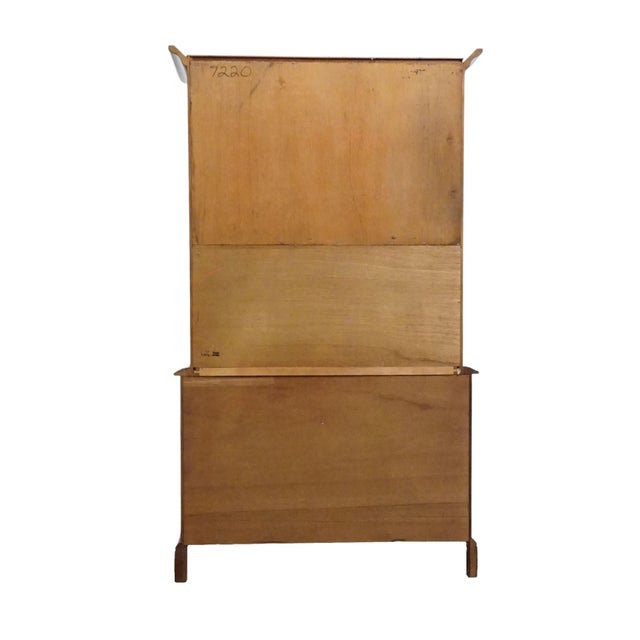 Cresent Furniture Solid Cherry Traditional Style 41" Clothing Storage Armoire 7220 For Sale - Image 9 of 13
