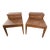 Pair of 1960s Mersman Walnut Step End Tables For Sale