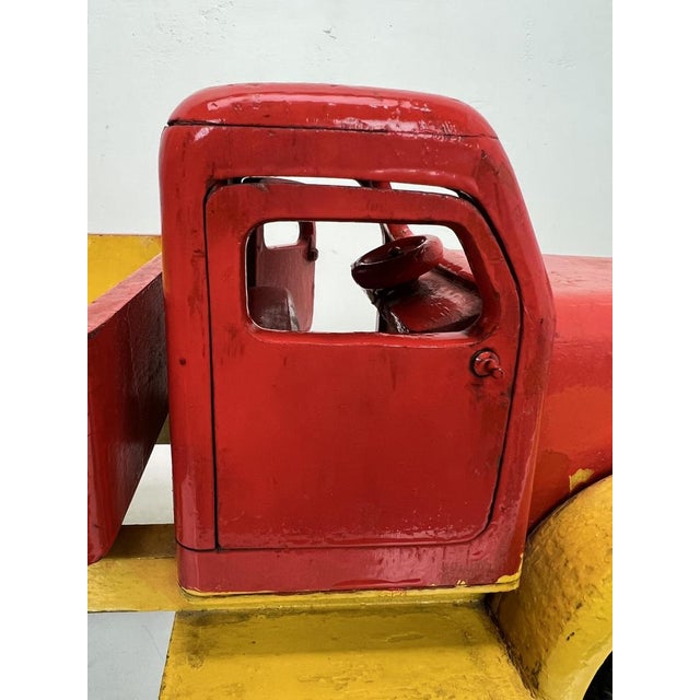 Vintage Wooden Toy Truck attributed Bigge, Germany, 1950s For Sale - Image 3 of 18