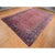 Traditional 1910 Red Antique Persian Sarouk Clean Even Wear Pure Wool Hand Knotted Oversized Rug For Sale - Image 3 of 9