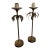 Palm Tree Tole Tables Lamps With Lamps- A Pair For Sale