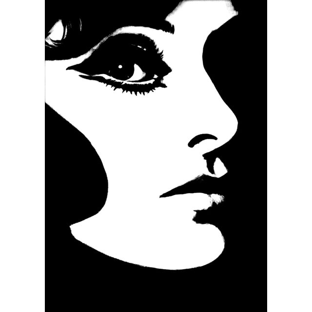 2020s Pop Art Style Superstar Wallpaper Sample For Sale - Image 5 of 5