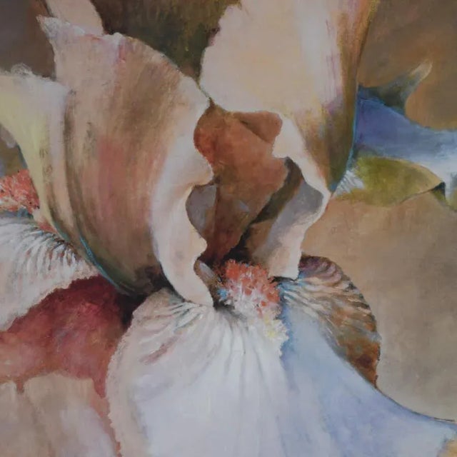 Realism Framed Dennis Carney Giclée "Golden Iris Ii" Print For Sale - Image 3 of 12