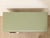 Art Deco Vintage Mint Green Writing Desk With Wood-Tone Details For Sale - Image 3 of 12