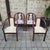 Art Deco Chairs Upholstered in Euphoria Cubista, Misia Paris, France, 1970s, Set of 4 For Sale - Image 11 of 18