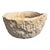 Vintage Rustic Stone Planter Bowl For Sale