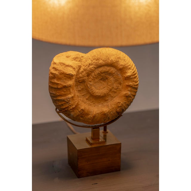 Beige Vintage French Table Lamp, 1970s For Sale - Image 8 of 9