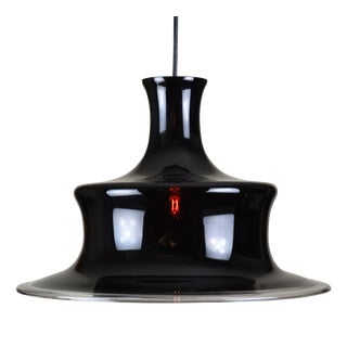 Sonate 2 Pendant Light in Aubergine Glass by Michael Bang for Holmegaard, 1978 For Sale