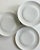 Postmodern 1990s Mikaela Dorfel Mono Germany Gemiini Porcelain Dinner Plates - Set of 6 For Sale - Image 3 of 5