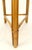 Mid-Century Modern Fick Reed Atr Bamboo Rattam Wedge Triangle Shape Occasional Side End Table Stand For Sale - Image 3 of 10