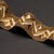 Hollywood Regency SAMPLE - Schumacher Zigzag Moderne Tape Trim In Tiger'S Eye For Sale - Image 3 of 3