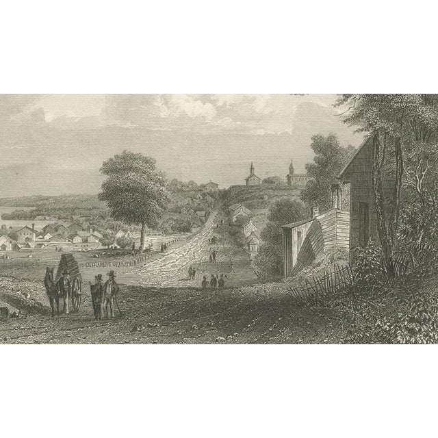 Joseph Meyer and Hermann Meyer, View of Gowanus Heights Brooklyn New York, 1850, Engraving For Sale - Image 6 of 9