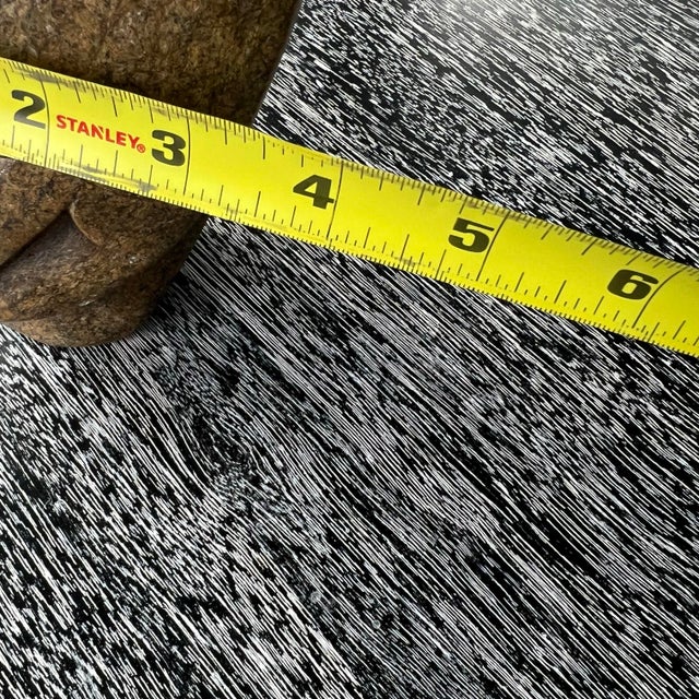 Stone 1970s African Art Shona Stone Sculpture Signed 6.5" Tall For Sale - Image 7 of 7