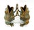 Vintage Metal Verdigris Frogs “Patty Cake” Figurines – Whimsical Garden Sculptures – Hollywood Regency / Organic Modern For Sale In Houston - Image 6 of 11