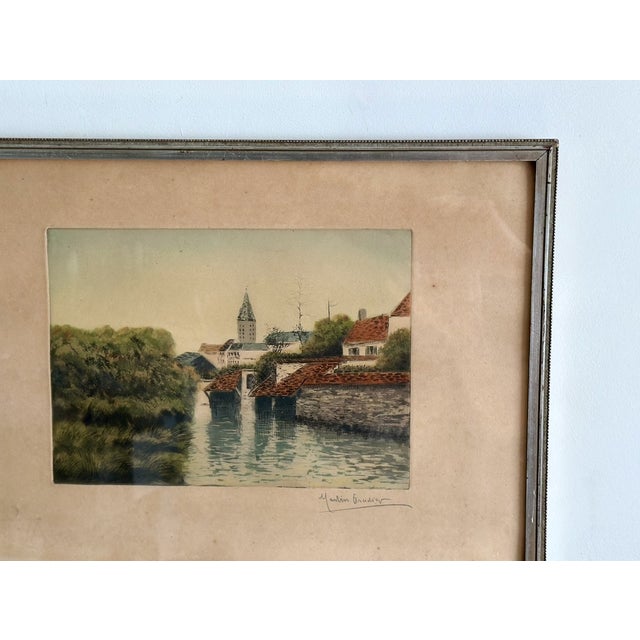 Martin Gradier, Landscape, 1920s, Engraving For Sale - Image 12 of 15