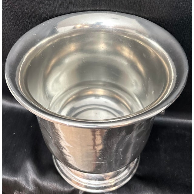 Vintage Pewter Champagne Bucket Valpeltro Artale of Italy Chairish