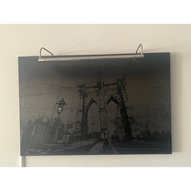 2010s Modern Steel Wall Hanging Brooklyn Bridge For Sale - Image 5 of 9