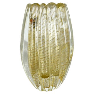 Murano Glass Vase from Barrovier & Toso, Italy, 1970s For Sale