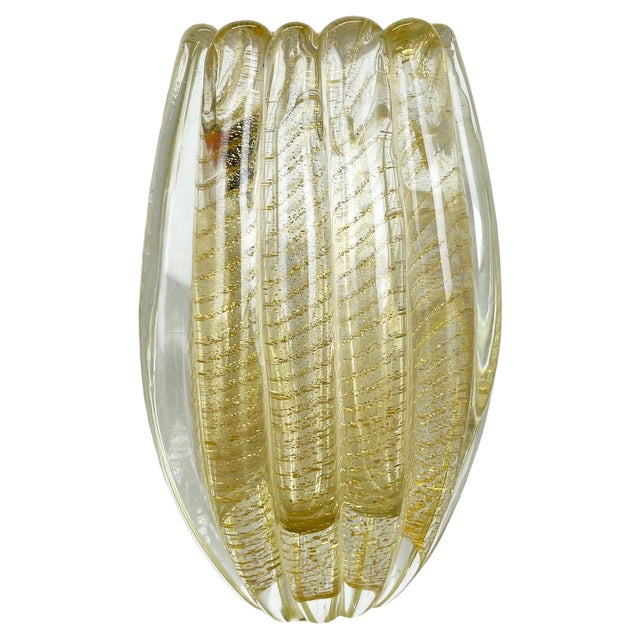 Murano Glass Vase from Barrovier & Toso, Italy, 1970s For Sale