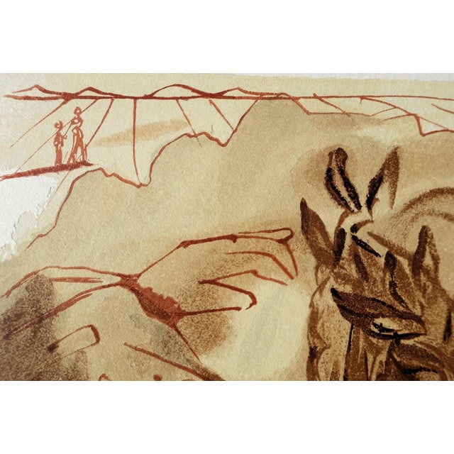 Salvador Dali, Le repentir de Dante, Etching For Sale - Image 6 of 7
