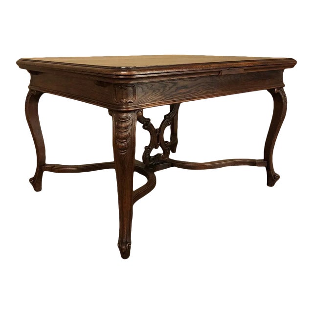 Antique Liegoise Draw Leaf Dining Table For Sale