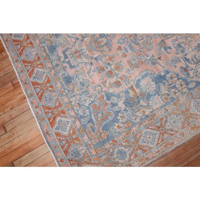 Textile Antique Persian Lilihan Rug, 5'4'' X 8' For Sale - Image 7 of 9