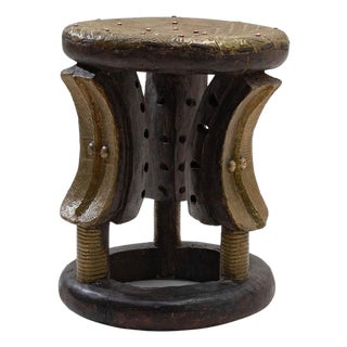 20th Century African Carved Bakota Stool For Sale