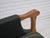 Wood Danish Armchair in Green Furniture Wool and Oak Wood, 1970s For Sale - Image 7 of 18