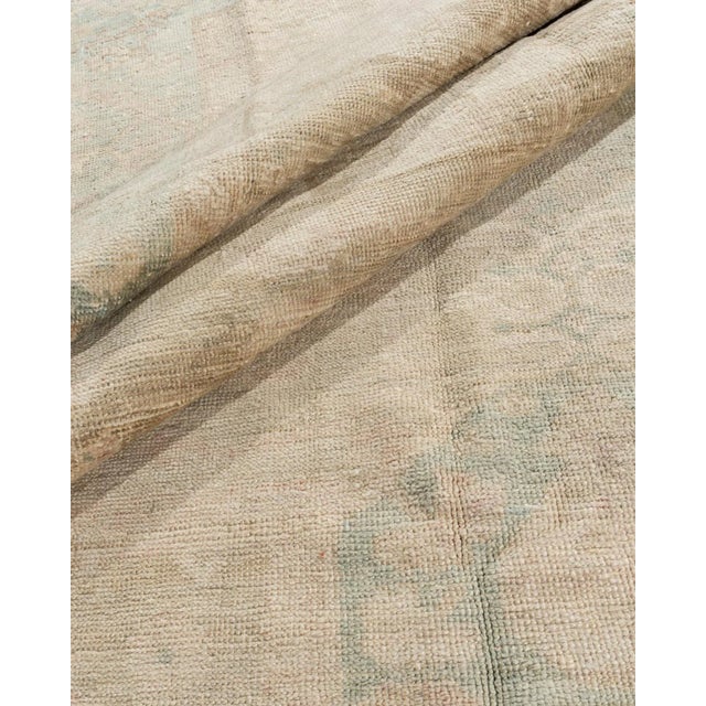 Vintage Beige Turkish Kula Area Rug 5'8 X 9'9 For Sale - Image 9 of 11