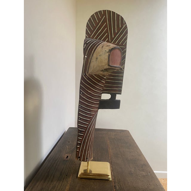Early 20th Century Vintage Songye Kifwebe Male Mask, DRC Congo — Ex-Raskin Collection For Sale - Image 5 of 7