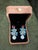 Bochic "Orient" Vintage Ruby, Opal & Sapphires Earrings Set 18K Gold & Silver For Sale - Image 18 of 18