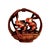This collection consists of nine miniature Japanese netsuke figures, crafted from Japanese boxwood. The unifying focus is...