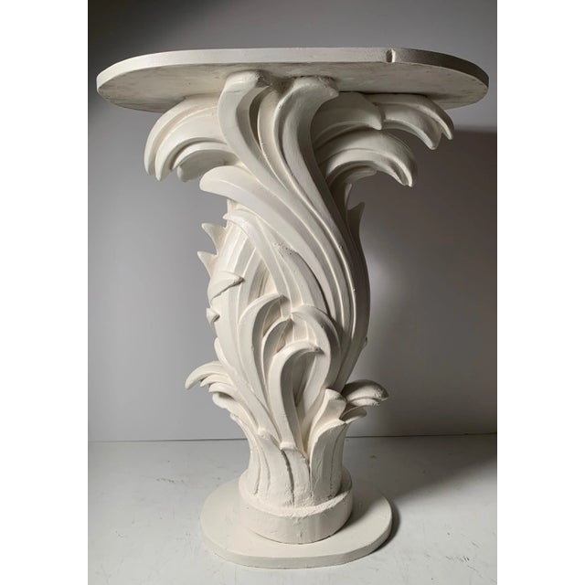Vintage Plaster Console in manner of Serge Roche For Sale - Image 12 of 12