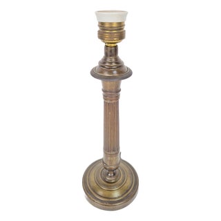 Vintage Empire Bronze Table Lamp, France, 1890s For Sale