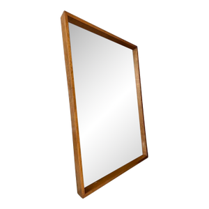 Conant Ball Mid Century Maple Framed Wall Mirror by Leslie Diamond