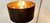 Lackfolie with Gold Interior Silk Cord Suspension Light For Sale - Image 12 of 14