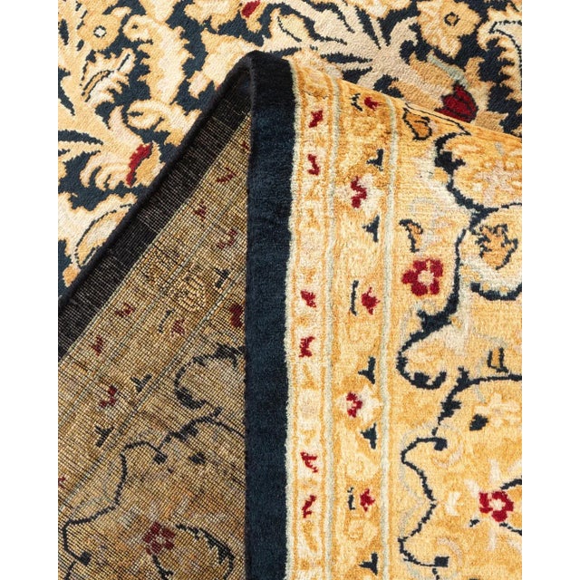 Mogul, One-of-a-Kind Hand-Knotted Area Rug in Black, 6' 1" x 8' 8" For Sale In New York - Image 6 of 8