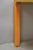 Vintage Hollywood Regency Orange Vinyl Laminate Parsons Style Dining Table Desk For Sale - Image 9 of 18