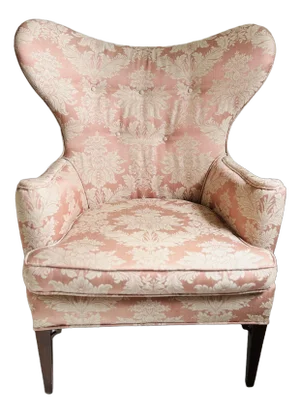 1940s Vintage American Butterfly Wingback Armchair