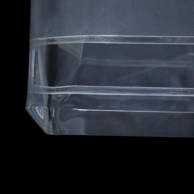 1980s 1980s Monumental Lucite Greek Key Coffee Table For Sale - Image 5 of 5